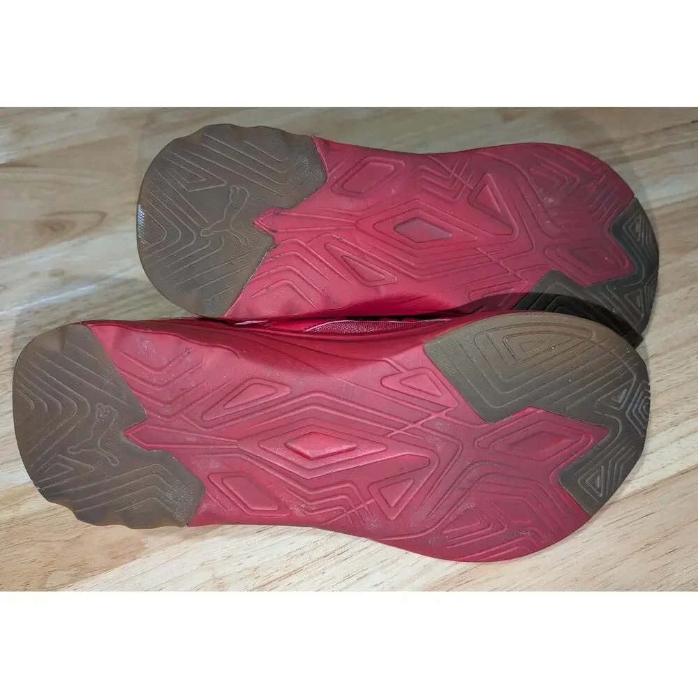 Puma Softride Sneakers Womens 9.5 Red Mesh SoftFoam+ Running Walking Shoes